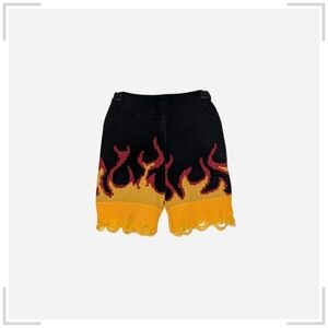 Knit Flame Shorts